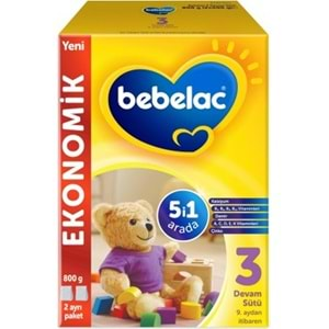 Bebelac 800GR No:3 Devam Sütü No:3 (9-12 Ay)