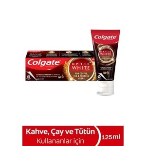 Colgate Diş Macunu Optic White 125ML Çay-Kahve-Sigara