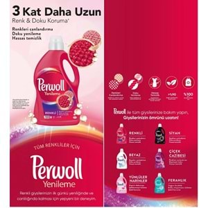 Perwoll Sıvı Çamaşır Deterjanı 2.97LT Renkli (54 Yıkama)