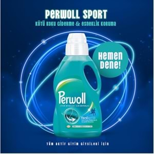 Perwoll Sıvı Çamaşır Deterjanı 2.97LT Spor Giysiler (54 Yıkama)