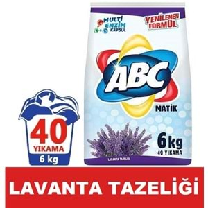 Abc Matik Toz Çamaşır Deterjanı 6+6 12Kg Lavanta Tazeliği + Gül Tutkusu