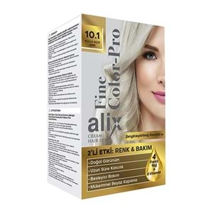 Alix 50ML Kit Saç Boyası 10.1 Küllü Açık Sarı (2 Li Set)