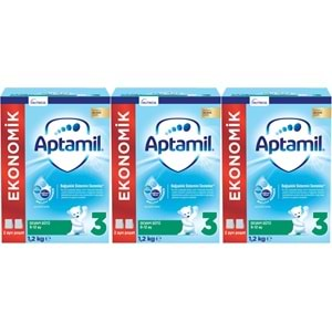 Nutrıcıa Aptamil 1200GR Devam Sütü No:3 (9-12 Ay) (3 Lü Set)