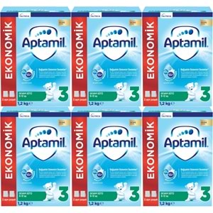 Nutrıcıa Aptamil 1200GR Devam Sütü No:3 (9-12 Ay) (6 Lı Set)