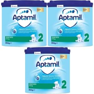 Nutrıcıa Aptamil 350GR Devam Sütü No:2 (6-9 Ay) (3 Lü Set)