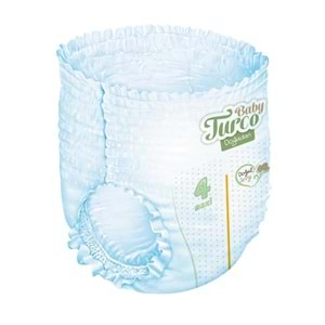 Baby Turco Külot Bebek Bezi Doğadan Beden:6 (16+KG) XLarge 100 Adet Jumbo Mega Pk