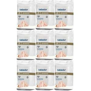 Bebedor Bebek Temizleme Pamuğu 540 Adet (9Pk*60)