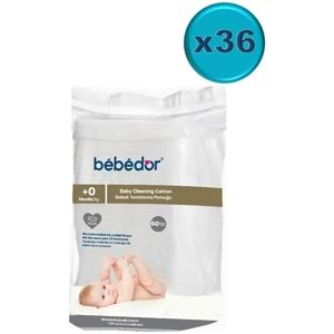 Bebedor Bebek Temizleme Pamuğu 2160 Adet (36Pk*60)