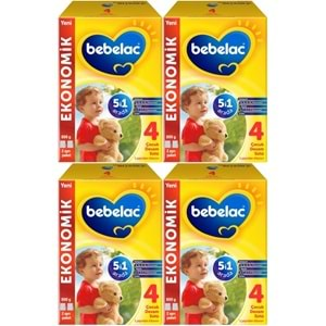 Bebelac 800GR No:4 Devam Sütü (1+ Yaş) (4 Lü Set)