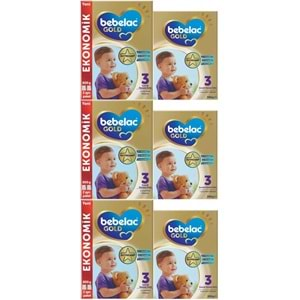 Bebelac Gold 1150GR (800GR+350GR) No:3 Devam Sütü (1+ Yaş) (3 Lü Set)