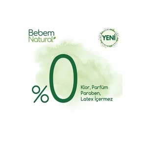 Bebem Bebek Bezi Natural Beden:4 (7-14KG) Maxi 312 Adet Aylık Ultra Fırsat Pk