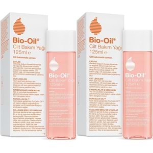 Bio-Oil Çatlak Oluşumunu Önleyici Cilt Bakım Yağı 125ML (Yeni Formül) (2 Li Set)