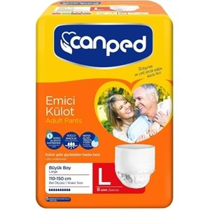 Canped Emici Külot Hasta Bezi Büyük-Large 40 Adet (5Pk*8)