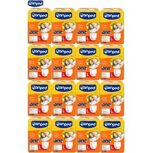 Canped Emici Külot Hasta Bezi Büyük-Large 128 Adet (16Pk*8)