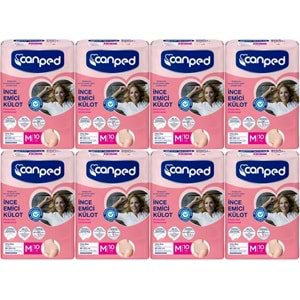 Canped Külotlu Mesane Pedi - İnce Emici Külot Orta/Medium 80 Adet (8Pk*10)