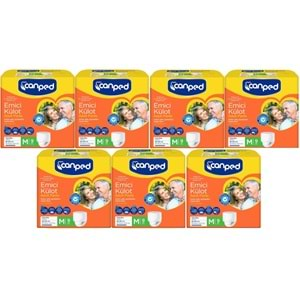 Canped Emici Külot Hasta Bezi M-Orta 63 Adet (7PK*9)