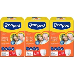 Canped Emici Külot Hasta Bezi Dev Eko Pk 90 Adet Büyük (3PK*30)