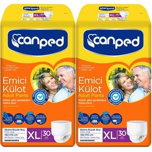 Canped Emici Külot Hasta Bezi Dev Eko Pk 60 Adet Extra Large (2PK*30)