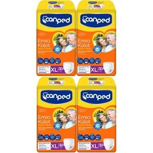 Canped Emici Külot Hasta Bezi Dev Eko Pk 120 Adet Extra Large (4PK*30)