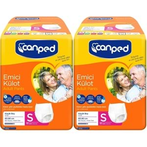 Canped Emici Külot Hasta Bezi S-Küçük 20 Adet (2PK*10)