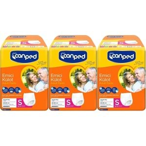 Canped Emici Külot Hasta Yetişkin Bezi Small/Küçük-S 90 Adet Dev Ekonomik Pk (3PK*30)