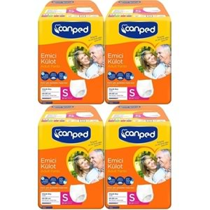 Canped Emici Külot Hasta Yetişkin Bezi Small/Küçük-S 120 Adet Dev Ekonomik Pk (4PK*30)