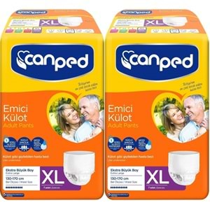 Canped Emici Külot Hasta Bezi XL-Extra Large Büyük Adet 14 (2PK*7)