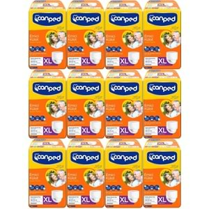 Canped Emici Külot Hasta Bezi XL-Extra Large Büyük Adet 84 (12PK*7)