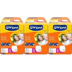 Canped Emici Külot Hasta Bezi S-Küçük Small 27 Adet (3PK*9)