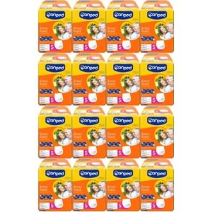 Canped Emici Külot Hasta Bezi S-Küçük Small 144 Adet (16PK*9)