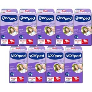 Canped Hasta Yatak Koruyucu Örtü Extra 80*180CM (XL) 90 Adet (9PK*10)