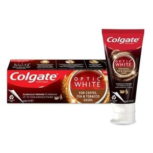 Colgate Diş Macunu Optic White 125ML Çay-Kahve-Sigara (3 Lü Set)