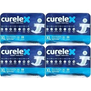 Curelex Hasta Bezi Yetişkin Bel Bantlı Tekstil Yüzey XL-Extra Large Boy 120 Adet Tekli Pk (4PK*30)