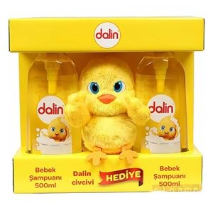 Dalin Bebek Şampuanı 500ML+500ML (Peluş Civciv Oyuncak Hediyeli) (4 Lü Set)