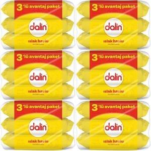 Dalin Islak Havlu Mendil Klasik 56 Yaprak 18 Li Set (1008 Yaprak)