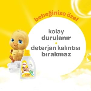 Dalin Çamaşır Deterjanı 1.5LT Klasik (Hassas ve Hipoalerjenik Formül) (12 Li Set)