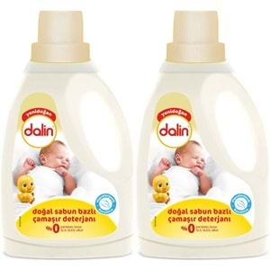 Dalin Çamaşır Deterjanı 1500ML Sensitive Sabun Kokulu (2 Li Set)