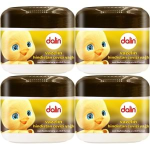 Dalin Vazelin 100ML Hindistan Cevizi Yağlı (4 Lü Set)