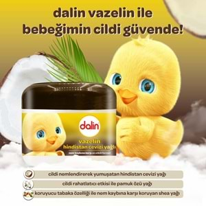 Dalin Vazelin 100ML Hindistan Cevizi Yağlı (4 Lü Set)