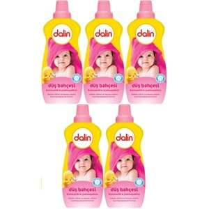 Dalin Çamaşır Yumuşatıcı Konsantre 1200ML Düş Bahçesi (5 Li Set)