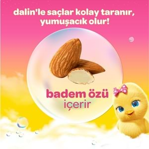 Dalin Bebek Kolay Tarama Şampuanı 200ML Badem Özlü (9 Lu Set)