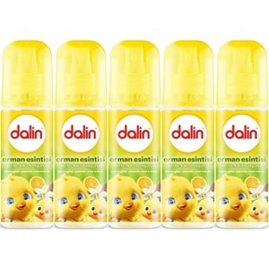 Dalin Bebek Kolonyası 150ML Orman Esintisi (Turunçgiller-Yasemin-Misk Kokulu) (5 Li Set)