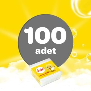 Dalin Kulak Çubuğu 100 Adet (3 Lü Set)