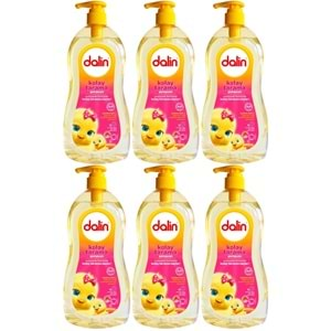 Dalin Bebek Şampuanı 700ML Kolay Tarama Badem Özlü Pompalı (6 Lı Set)