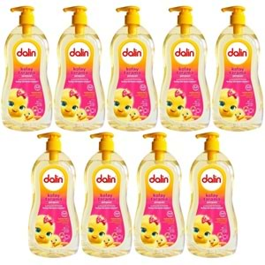 Dalin Bebek Şampuanı 700ML Kolay Tarama Badem Özlü Pompalı (9 Lu Set)