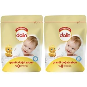 Dalin Granül Sabun Tozu 1000GR Klasik (Doğal Sabun) 2 Li Set (40 Yıkama)