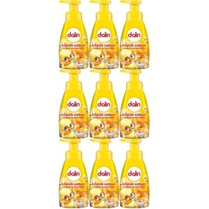 Dalin Köpük Sabun 200ML Mango ve Portakal Kokulu Çoçuklarınız İçin (9 Lu Set)