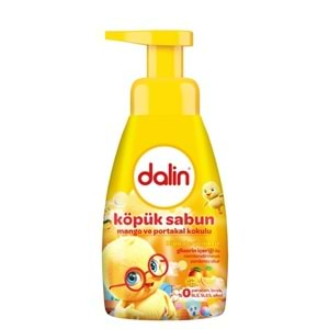 Dalin Köpük Sabun 200ML Mango ve Portakal Kokulu Çoçuklarınız İçin (12 Li Set)