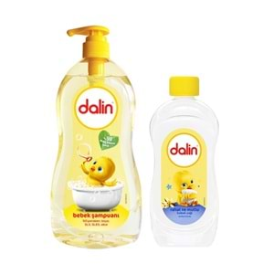 Dalin Bebek Şampuanı Klasik 700ML Pompalı + 100ML Bebek Yağı (Rahat ve Mutlu) (5 Li Set)