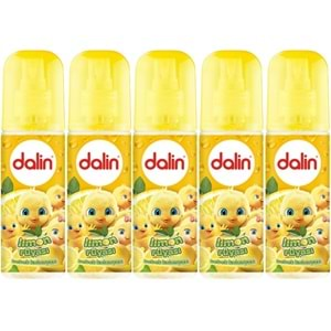 Dalin Bebek Kolonyası 150ML Limon Çiçeği (Limon-Bergomat-Papatya) (5 Li Set)